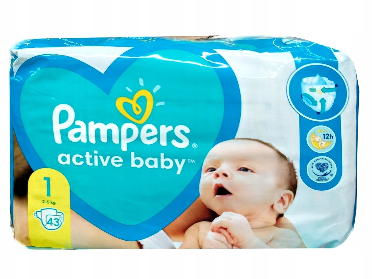 ktoś nosi 15 pieluchy pampers od 50 do