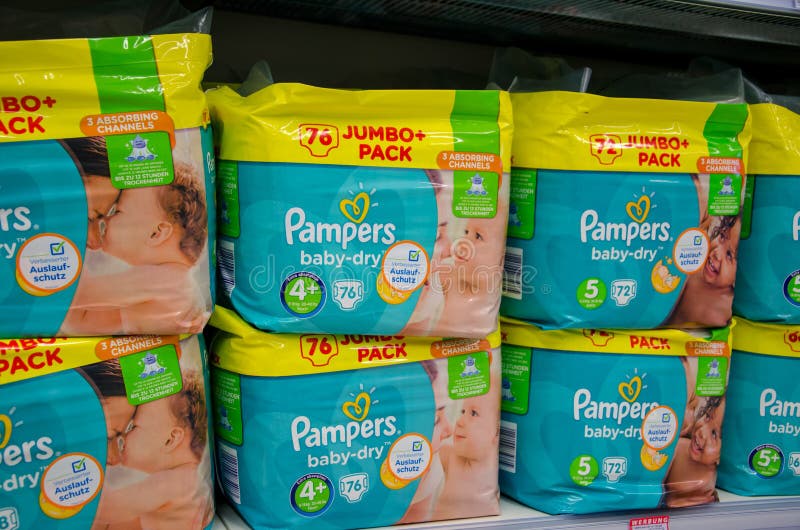 pieluchy pampers z niemiec