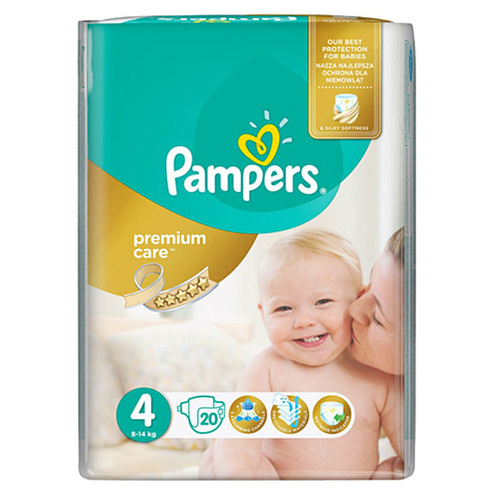 pieluchy pampers premium care xxl 2 mini 3-6 kg 240szt