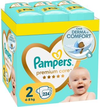 pampers premium care pieluchy 4 maxi 168 szt