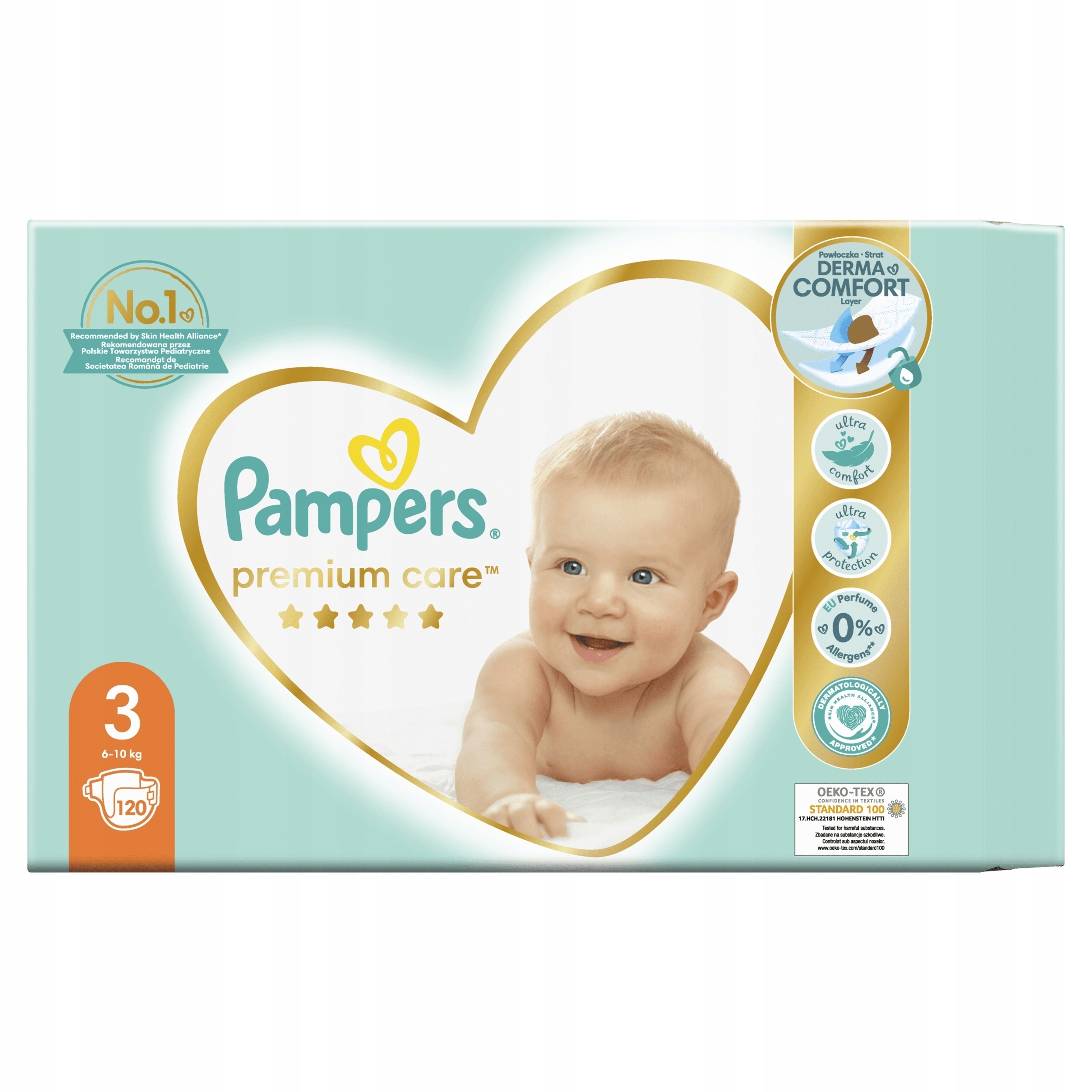 pampers pomarańczowe