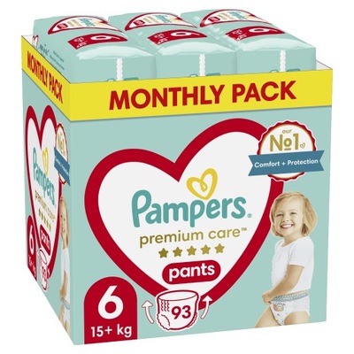 pieluszki pampers premium cere chusteczki