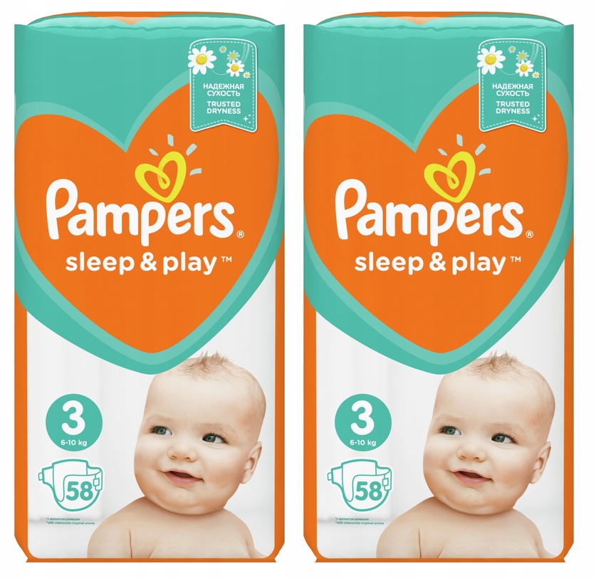 pampers 3 ile sztuk w opakowaniu