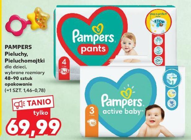 pampersy pampers 4 64 szt