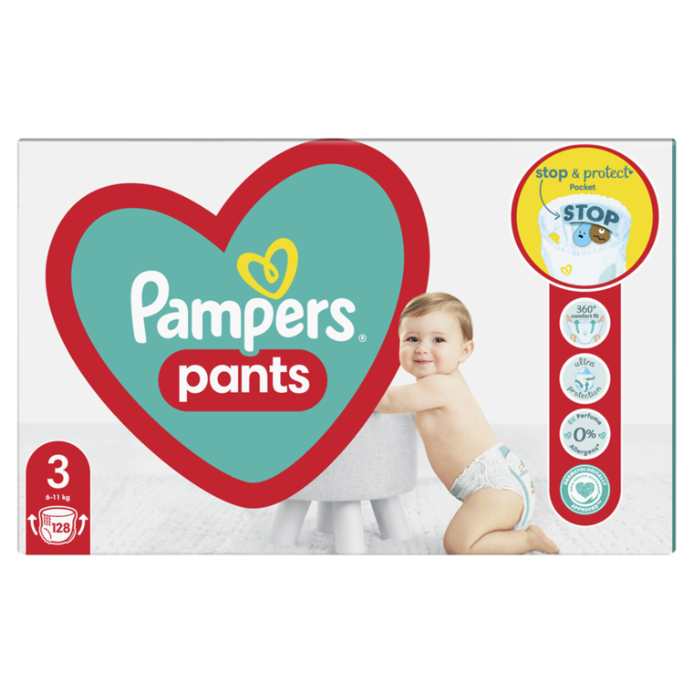 pieluchomajtki pampers pants warstwa pokryta