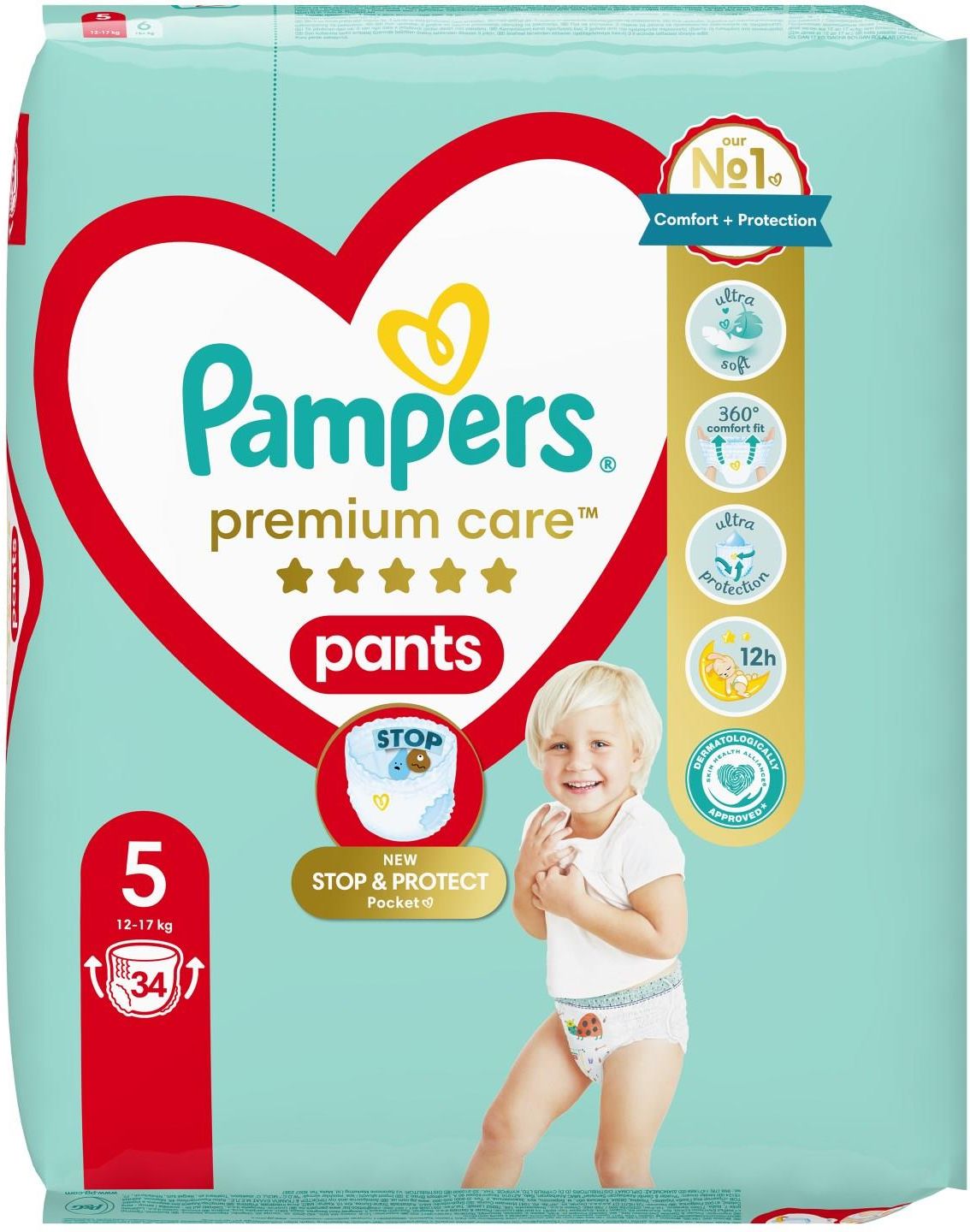 pieluchomajtki pampers rozmiar 7