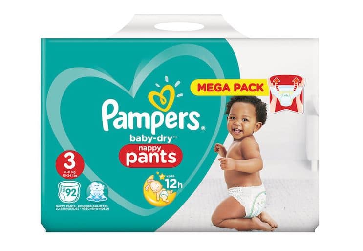 pampers pants 3 52 sztuki