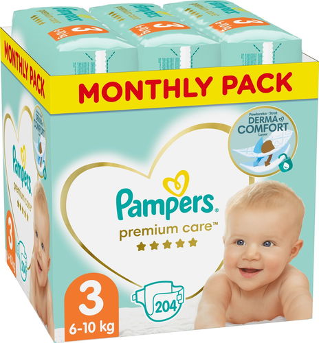 pampers pieluszki active baby 3 midi 208