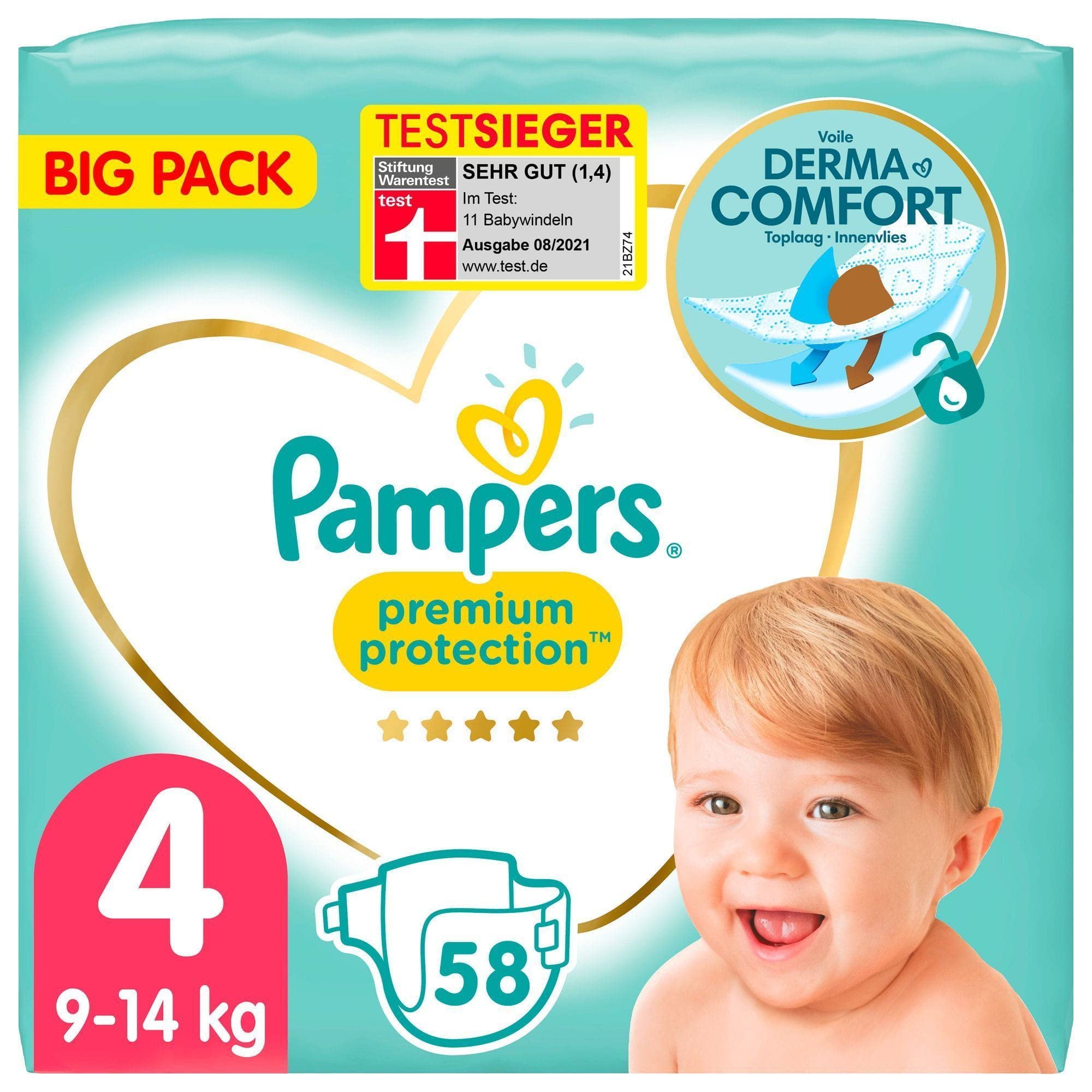 pampers przesikany