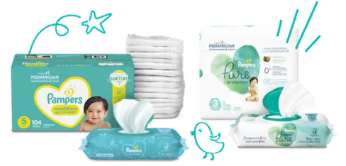 pieluchy pampers new baby dry 2 mini