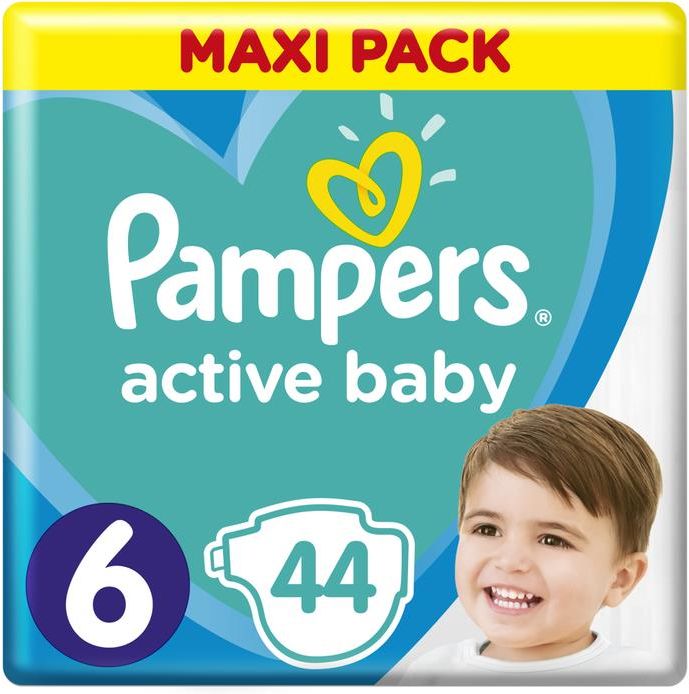 pampers active baby dry 4 monthly pack