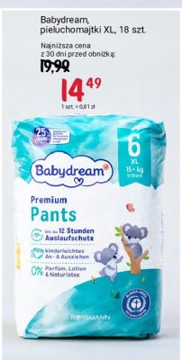 pantsy pampers tasma z tylu