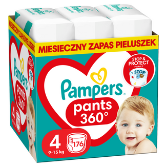 pampers baby dry nappy pants size 4