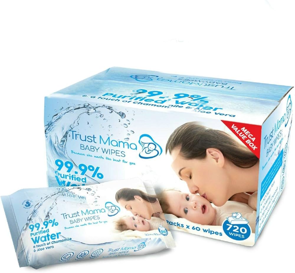 12x pampers sensitive 56 szt chusteczki nawilżane