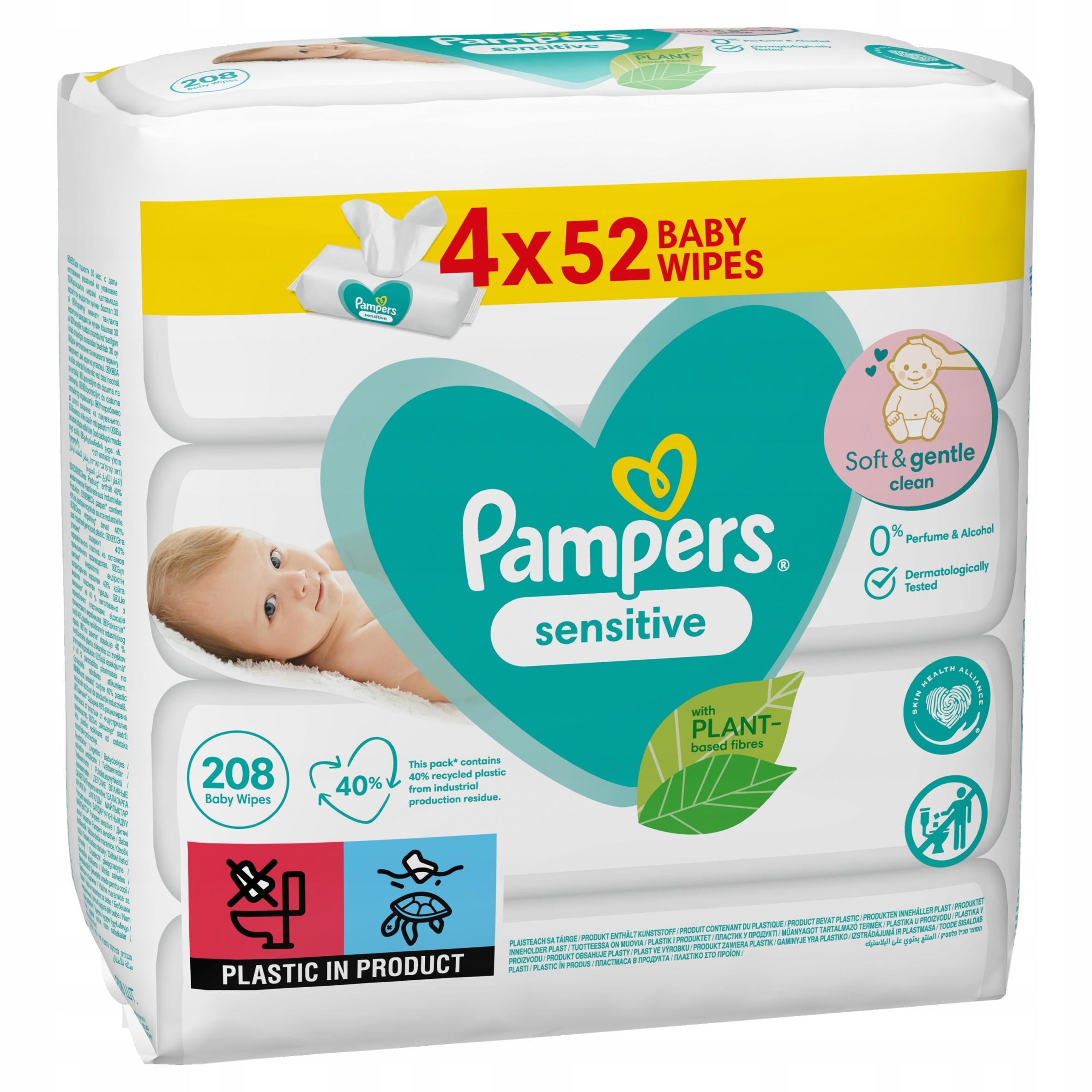 pampers 4 pieluchy 174 sztuki