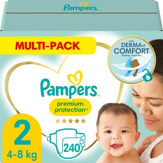 pampers box baby dry