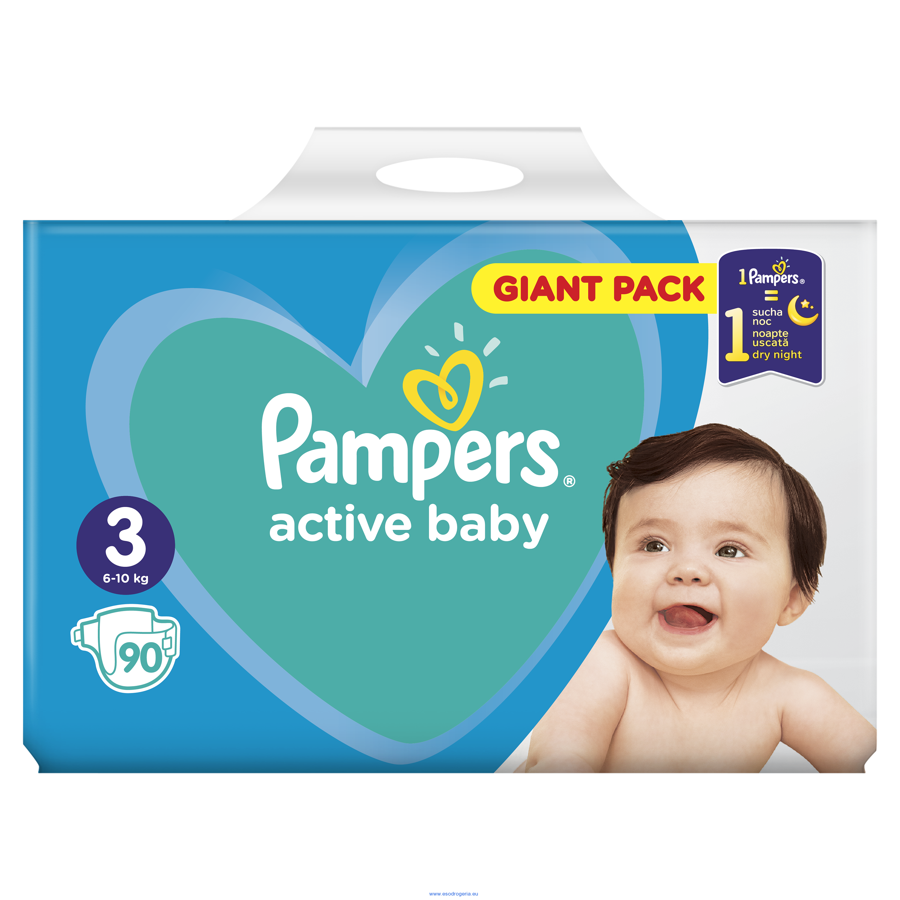 pampers active baby 3 mega pack