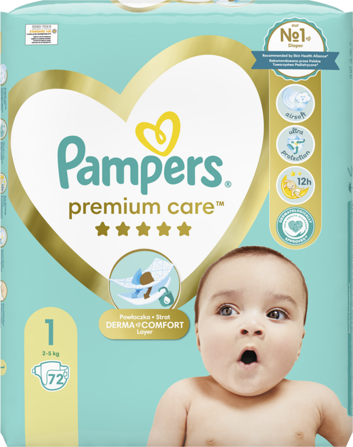 pampers teal colour