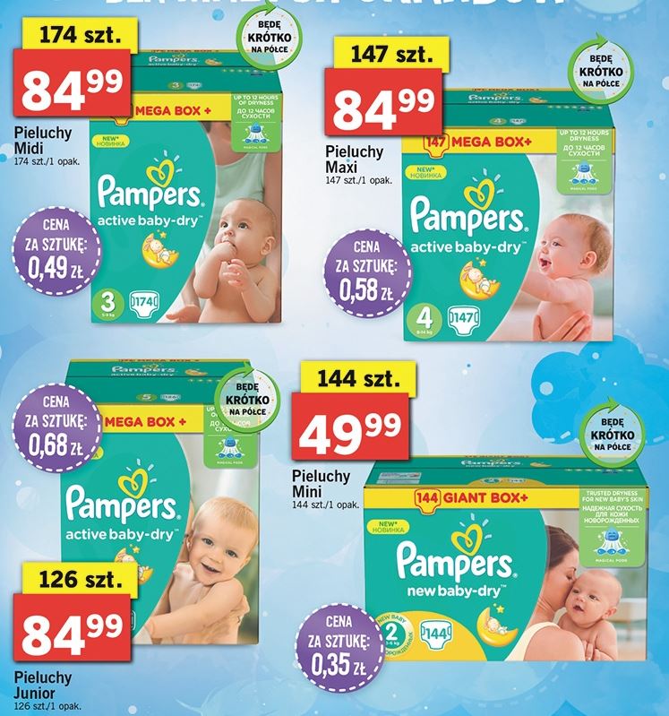 pampers splashers leclerc radom