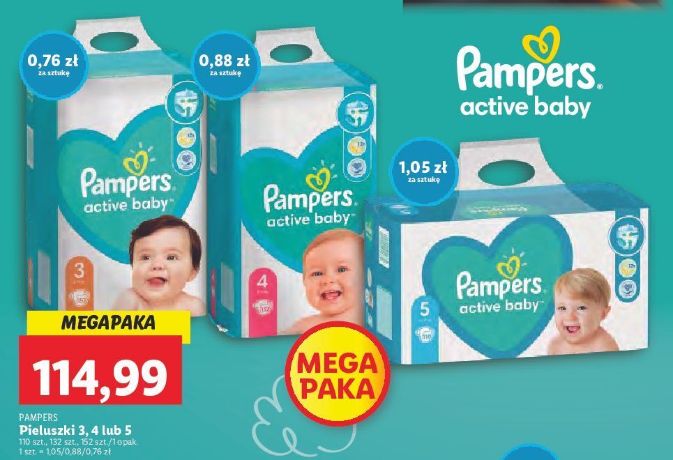 pieluchy pampers baby dry