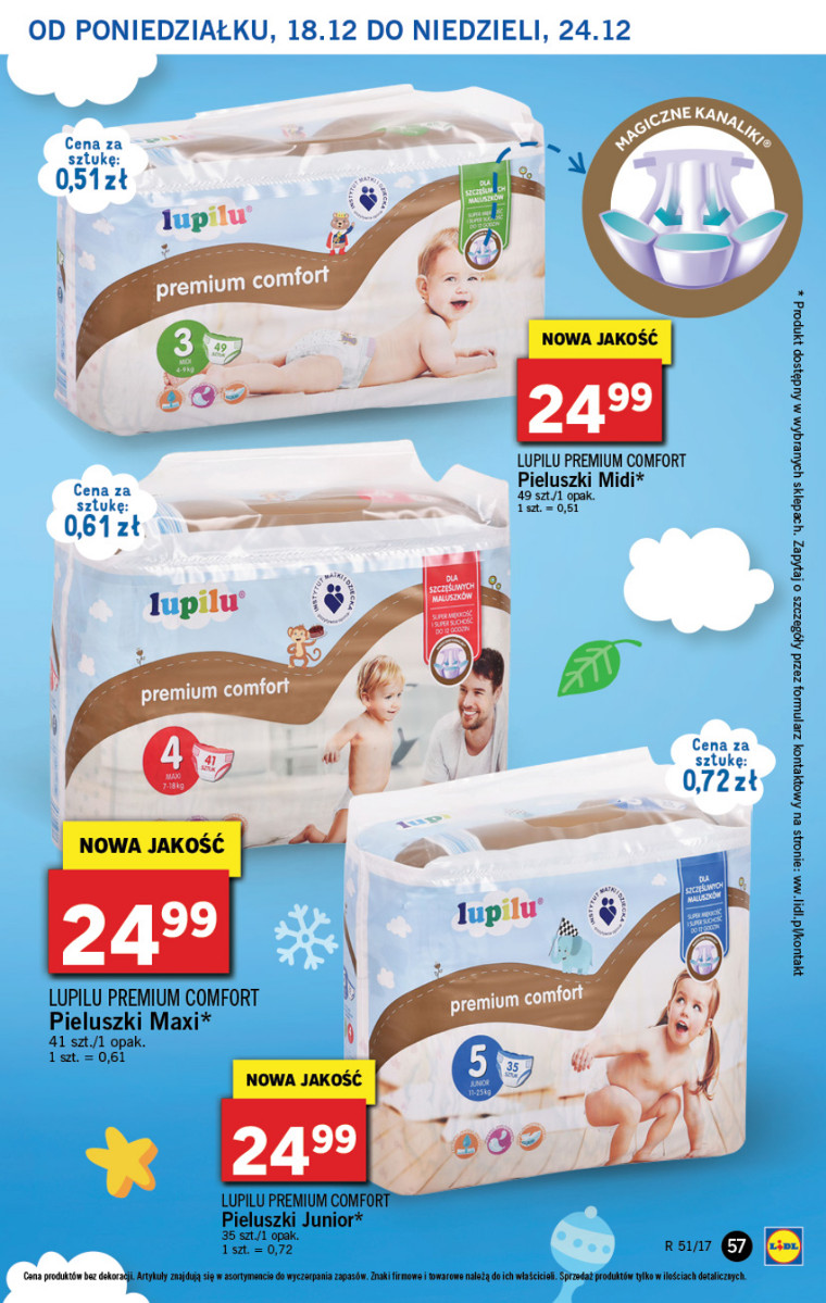 tanie pieluchy pampers premium care