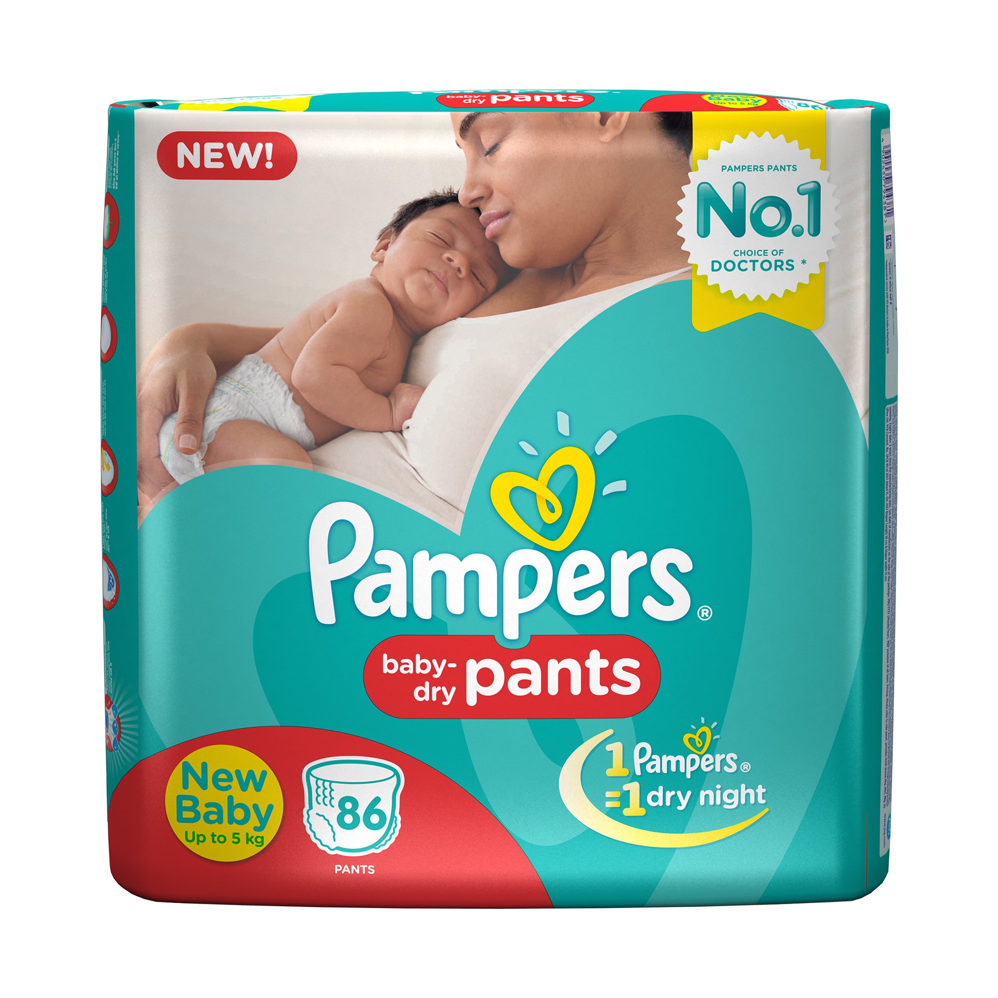 pieluchy pampers 7 do 17 kg