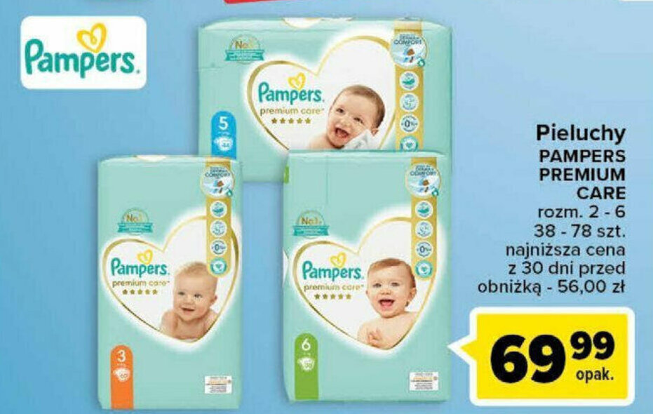 pampersy pampers care 3