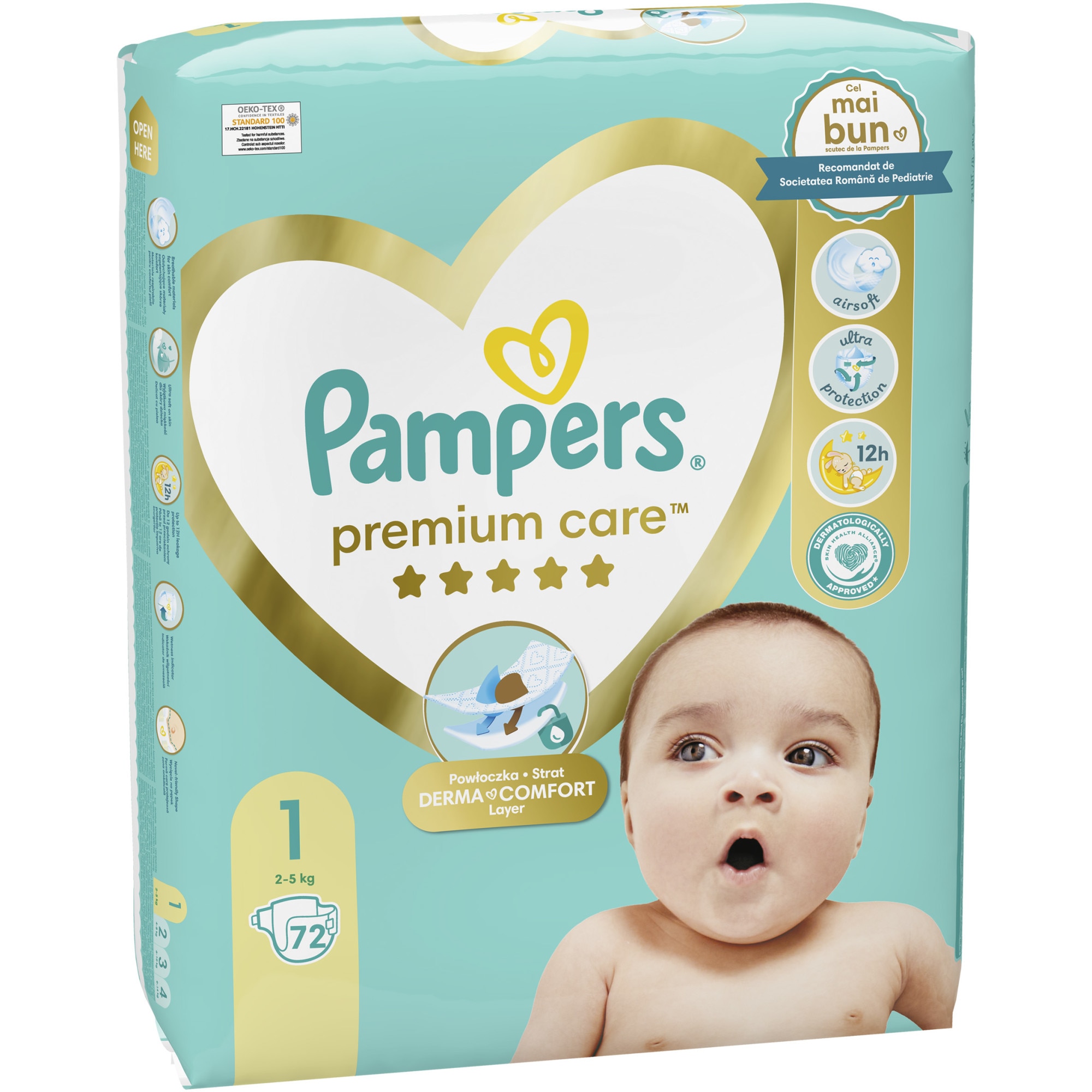 pieluchy pampers premium care 2 mini 3-6 kgrman