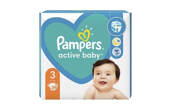 pampers 2 new baby dry 72 szt