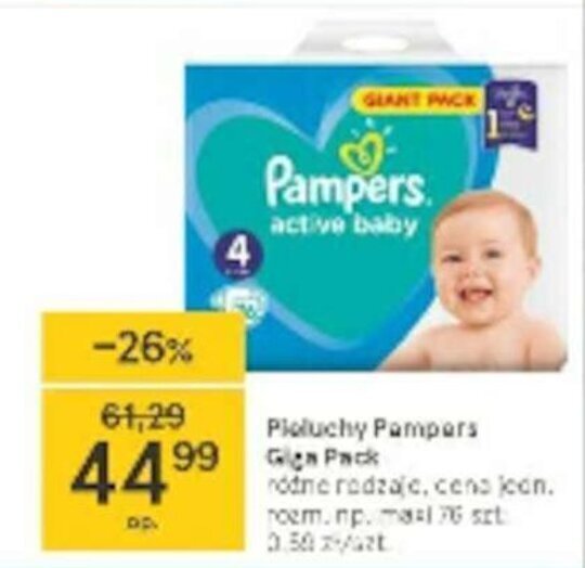 pieluchy pampers 1 czy 2 dla noworodka