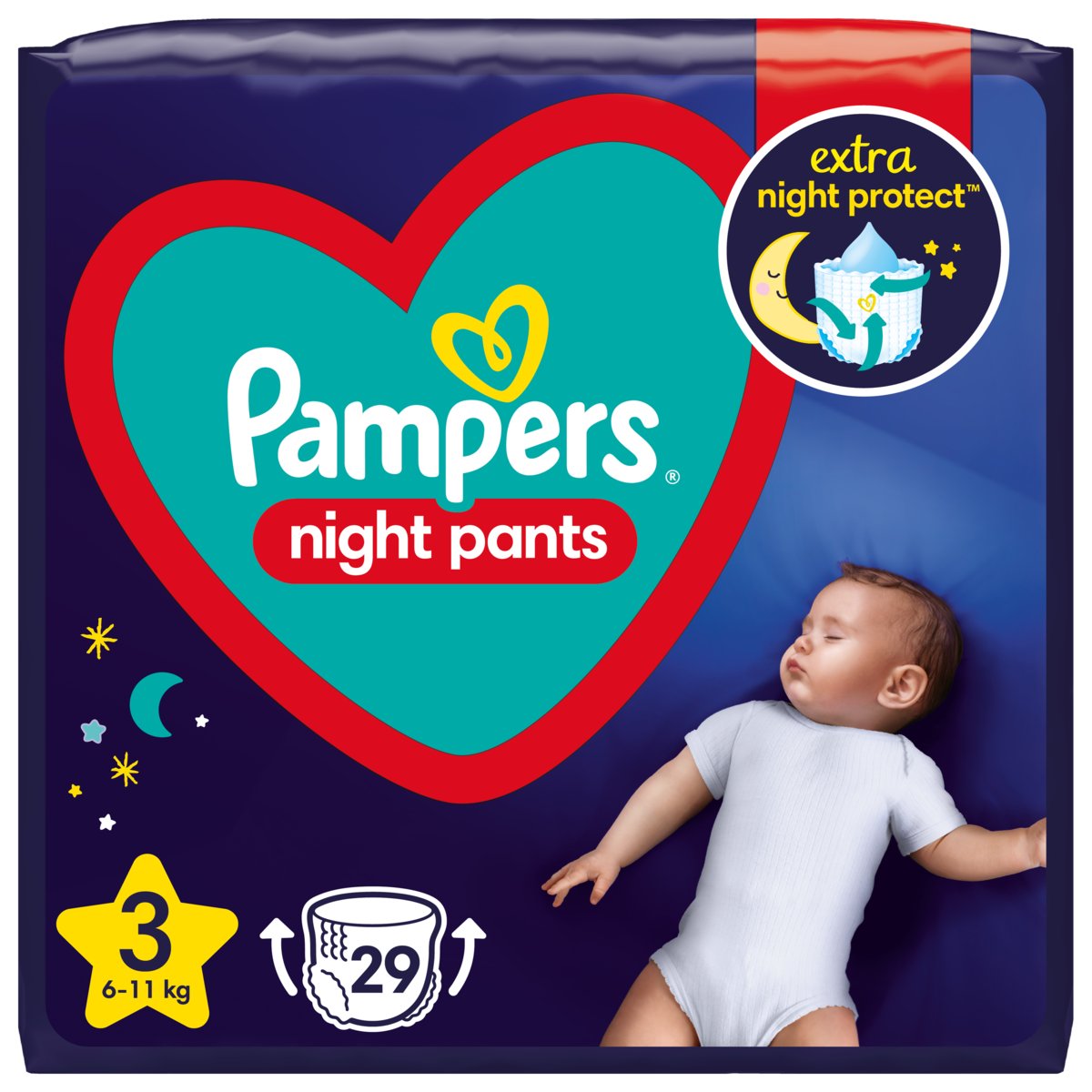 pampers sleep&play pieluchy rozmiar 3 midi 6-10kg 58 sztuk