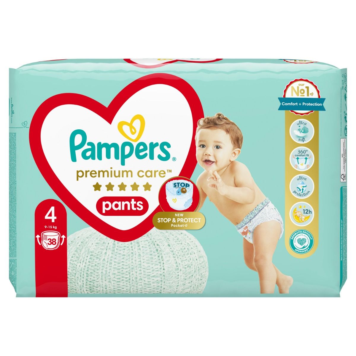 pampers premium care 1 newborn 2-5 kg 88 ks