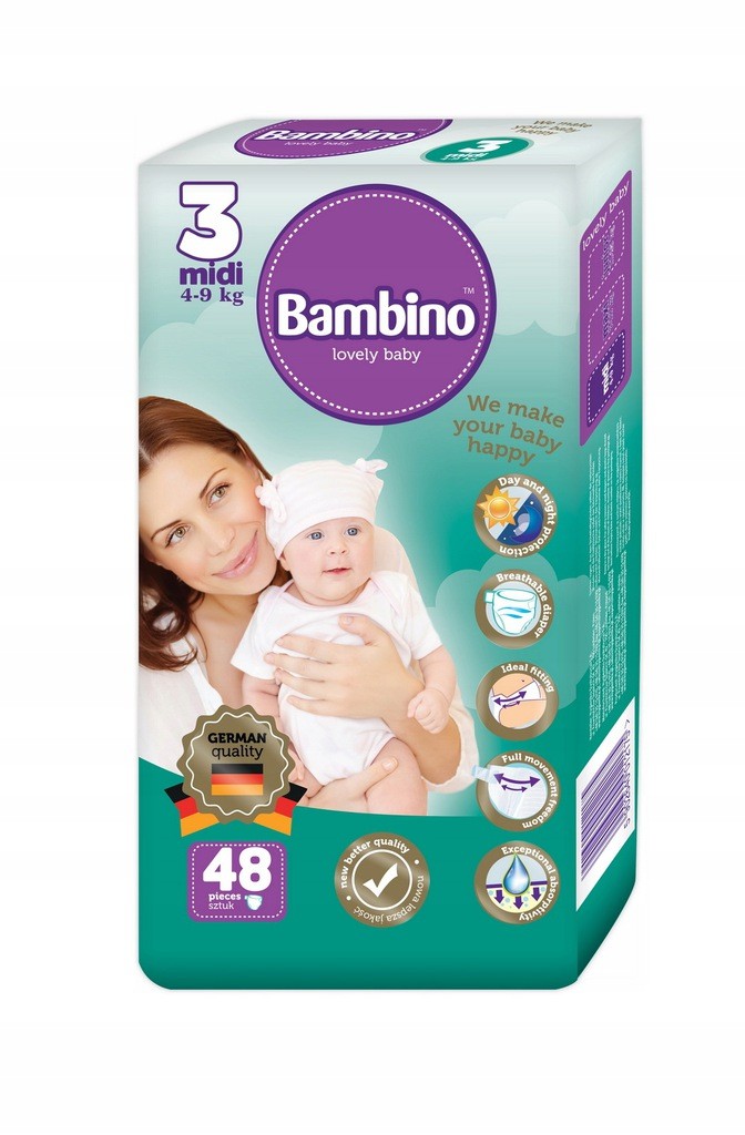 pampers premium care zielone a biale