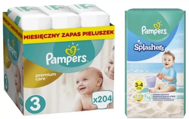 pieluchomajtki pampers premium care pants 6 44 szt