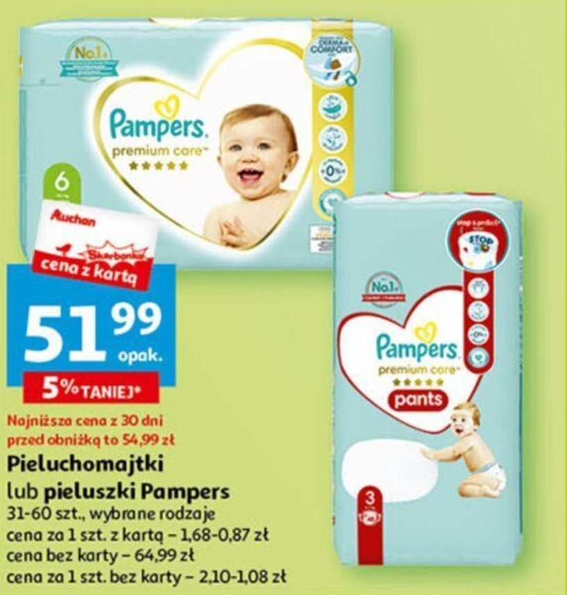 ceneo pampers premium care newborn