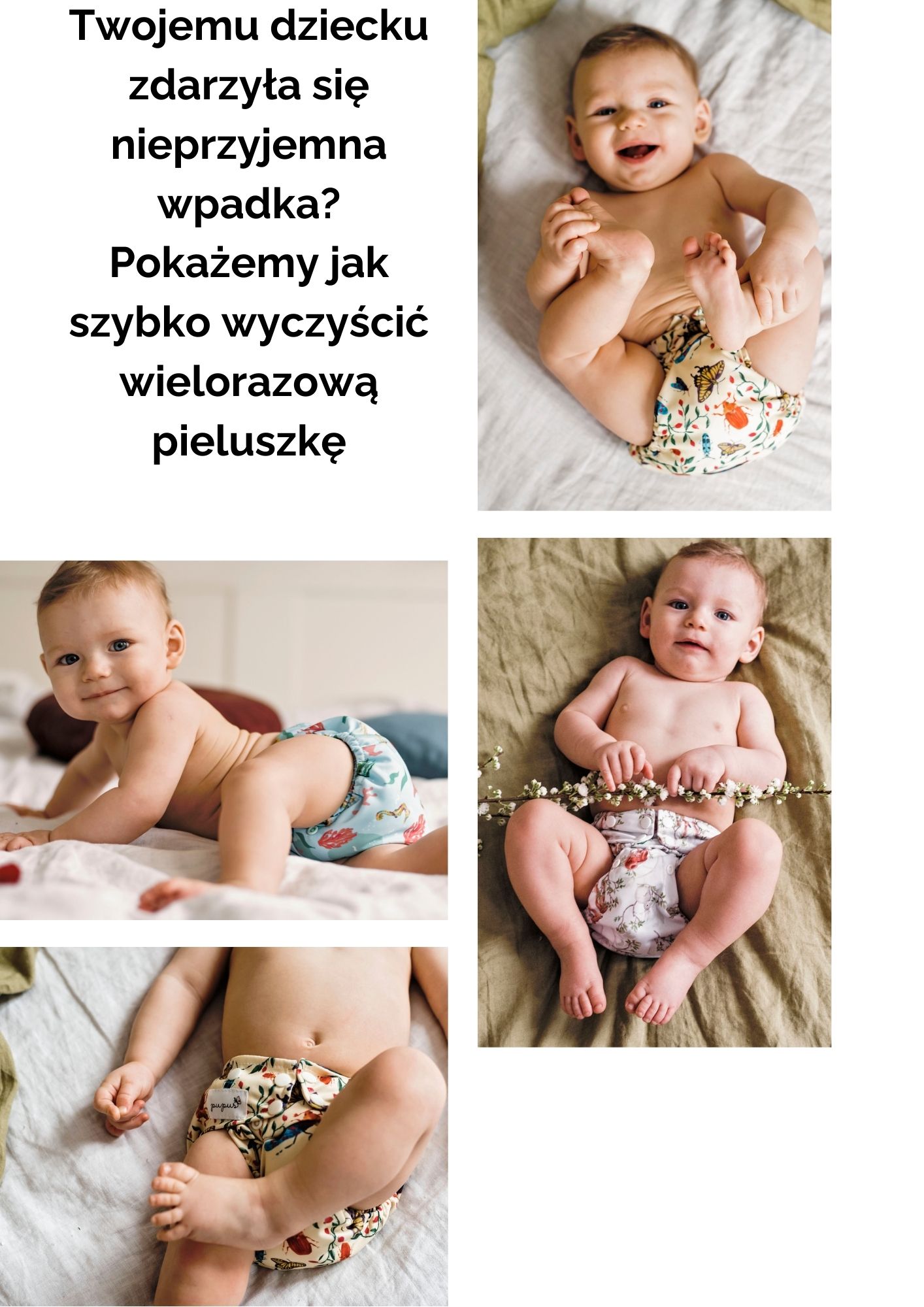 zawijanie kota w pampers