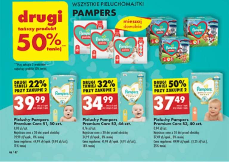 pampers rozmiar 3 cena