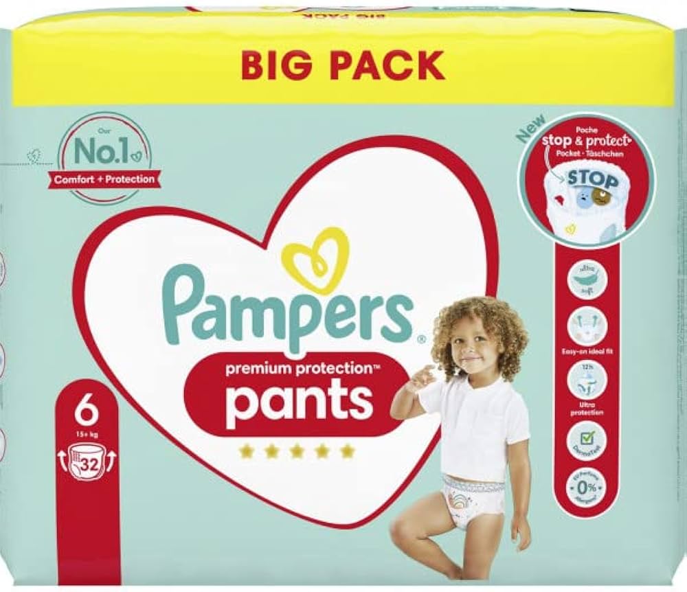 pampers premium care siateczka w srodku