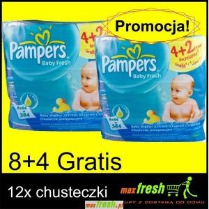 pampers pure chusteczki opinie