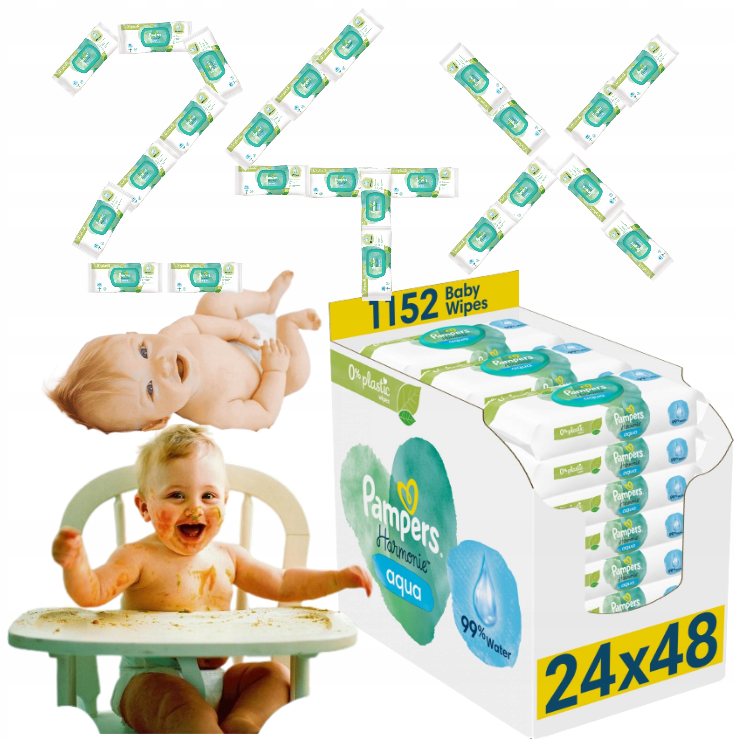 pampers fresh clean chusteczki 9 x 64 sztuki