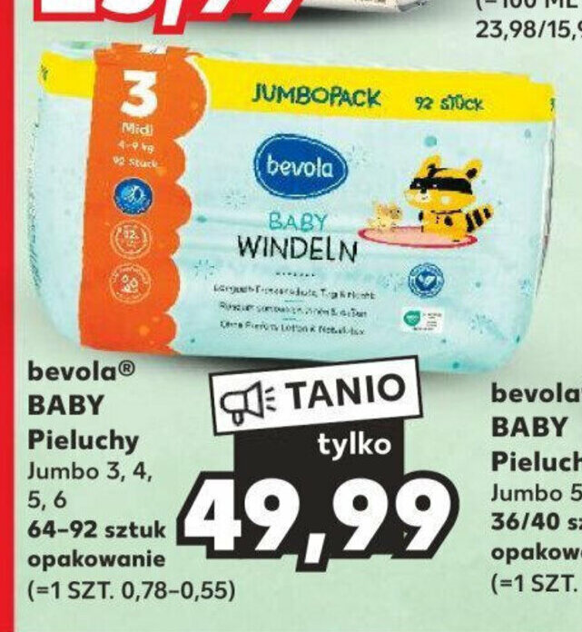 od ile kg pampers 3