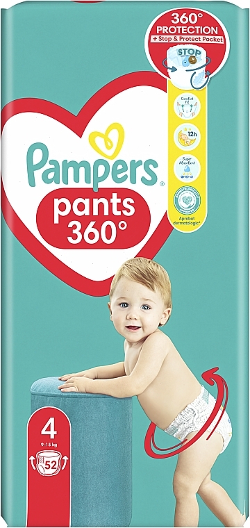 obserwuj pampers pants pieluchomajtki 4 52 szt