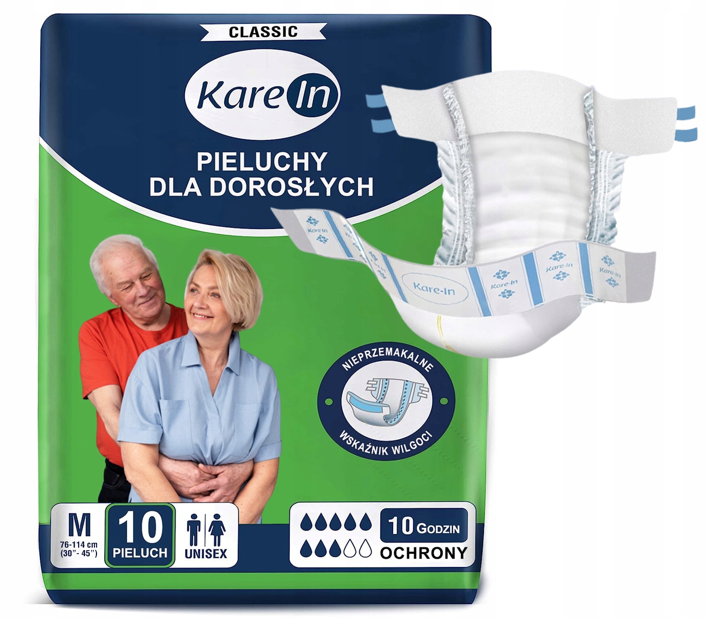 teczki pampers czteropak