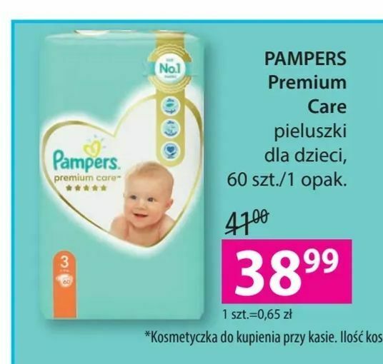 pampers box cena