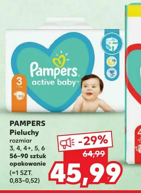 pampers active baby new baby pieluchy jednorazowe rozmiar 2 mini