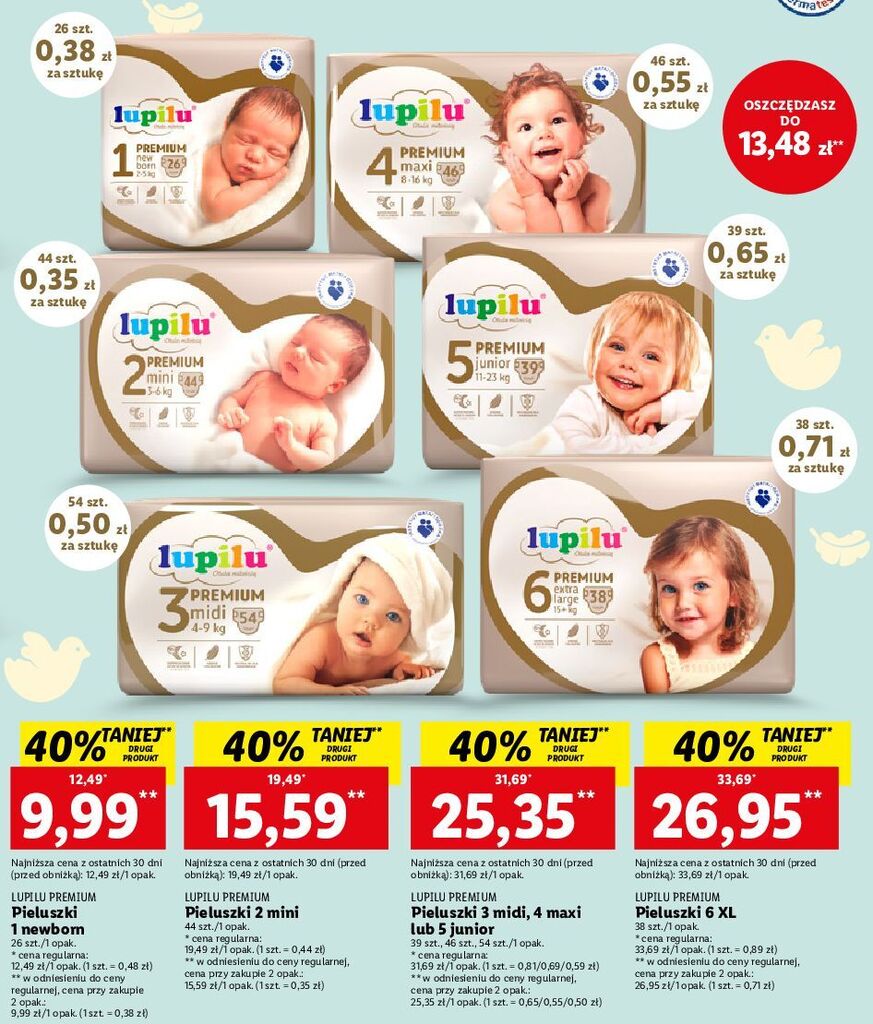 pieluszki pampers 2 144 szt cena