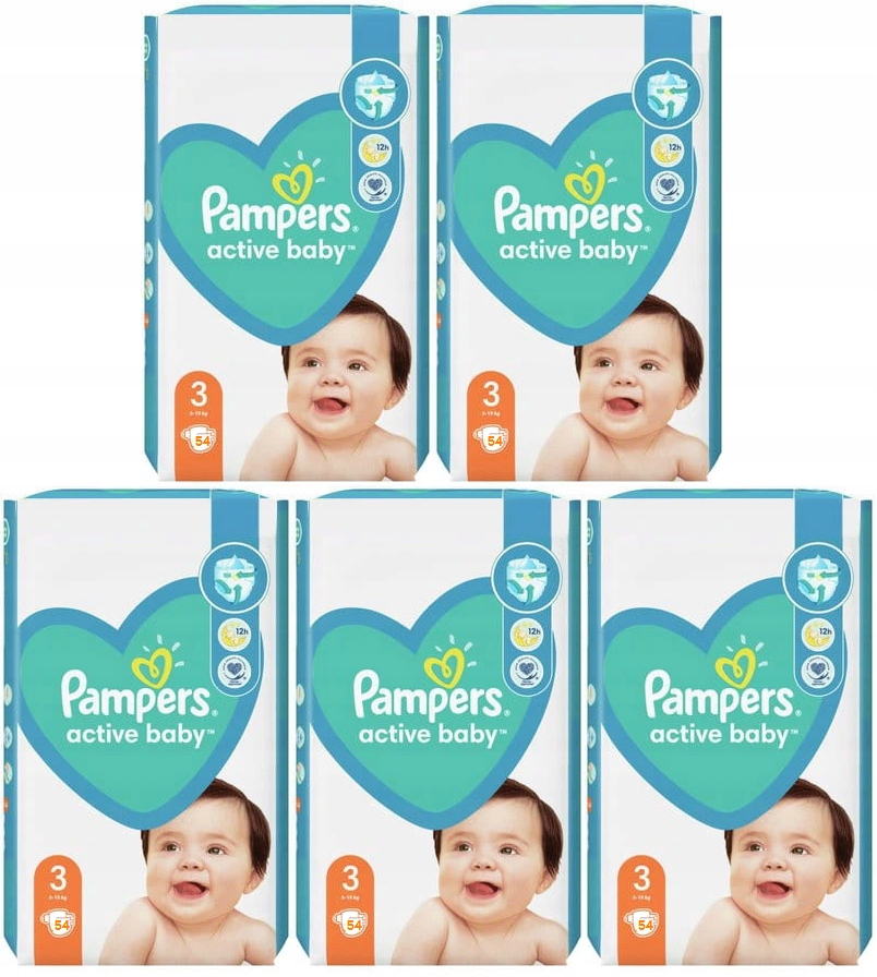 pampers active baby 5 junior 150szt