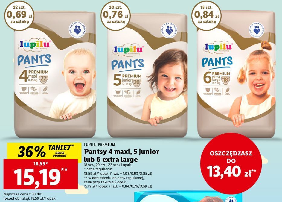 pampers dla kobiety