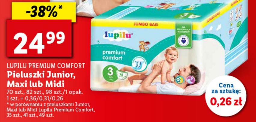 najlepsze promocje na pampers 3 market