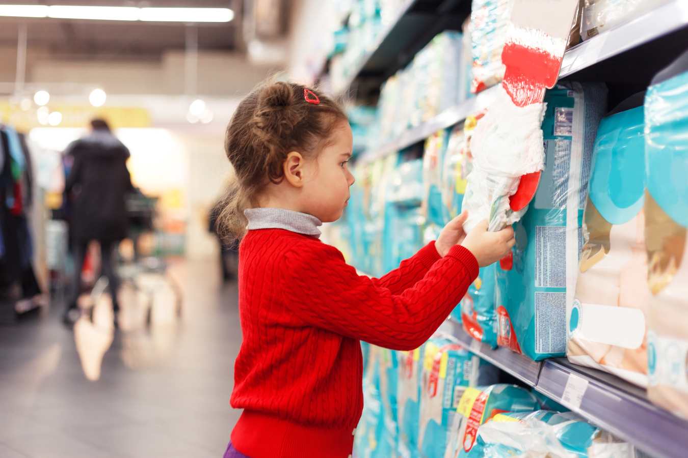 wielkość dziecka w ciąży pampers